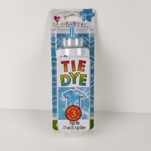 Create Basics TURQUOISE Tie Dye 9 Piece Kit Create Up To 3 Projects